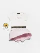 Versace Kids فستان مطرز بشعار الماركة