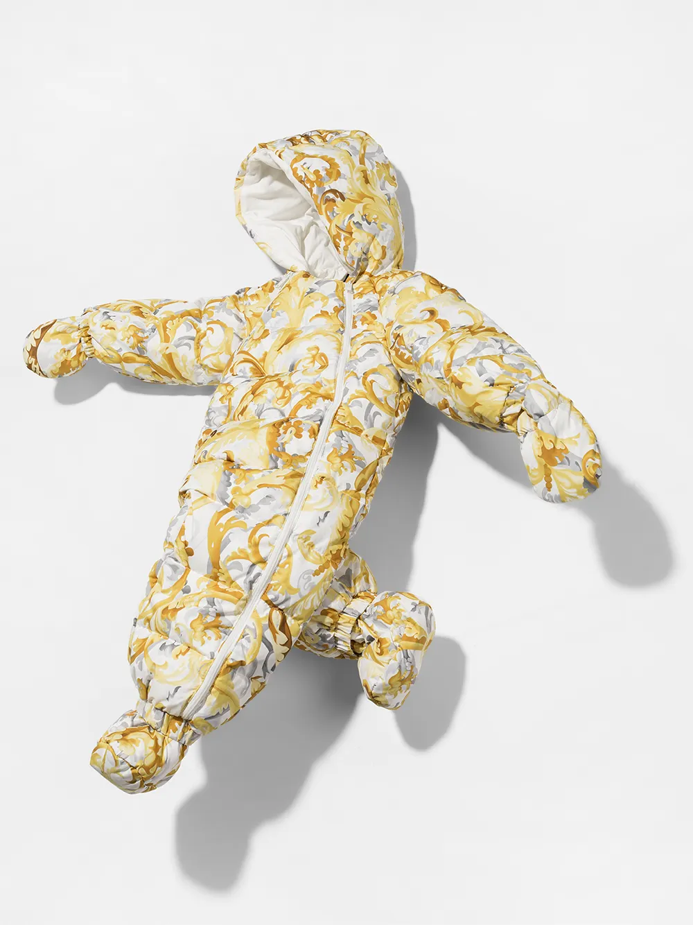 фото Versace kids дутый комбинезон с принтом