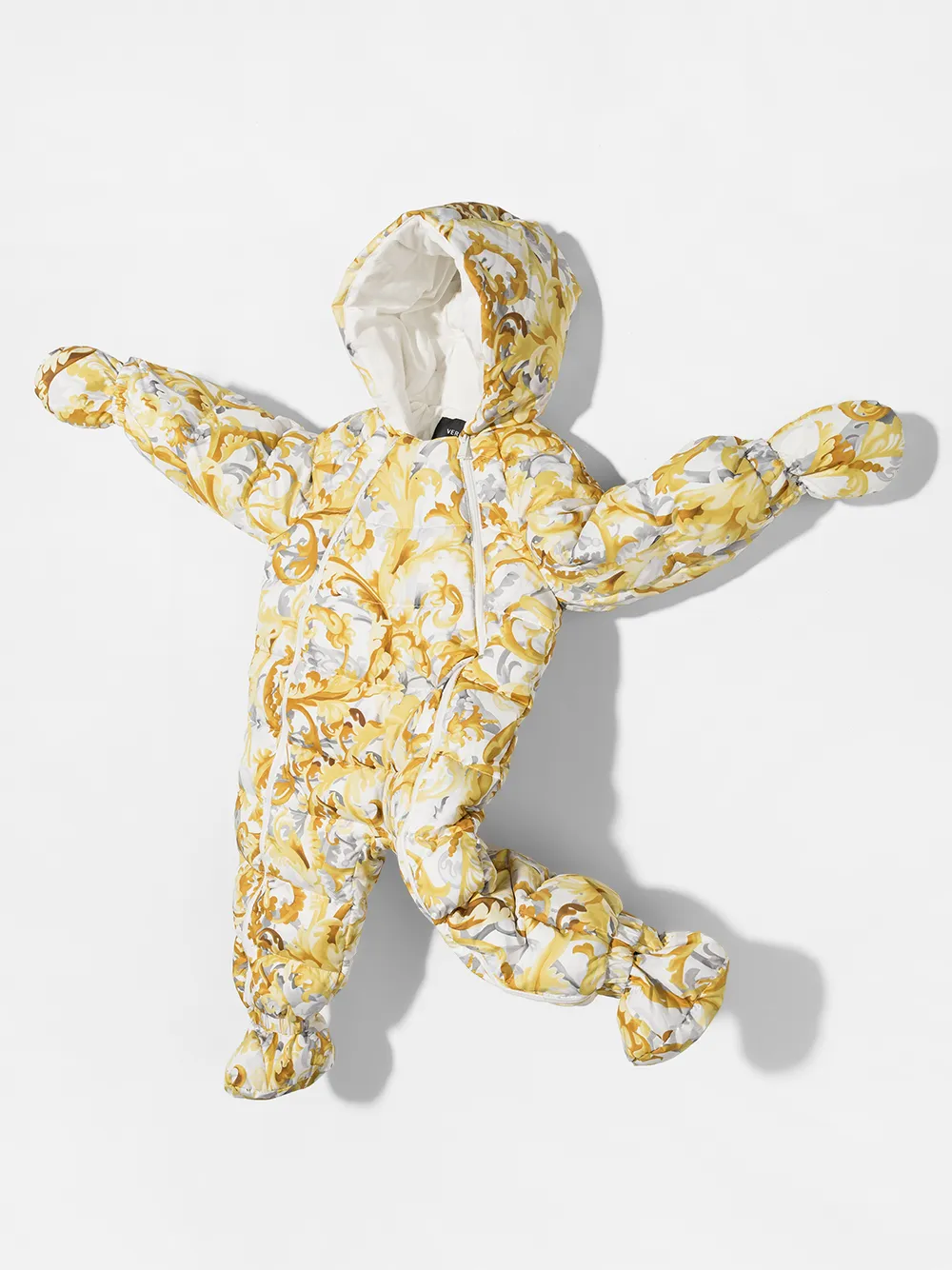 фото Versace kids дутый комбинезон с принтом