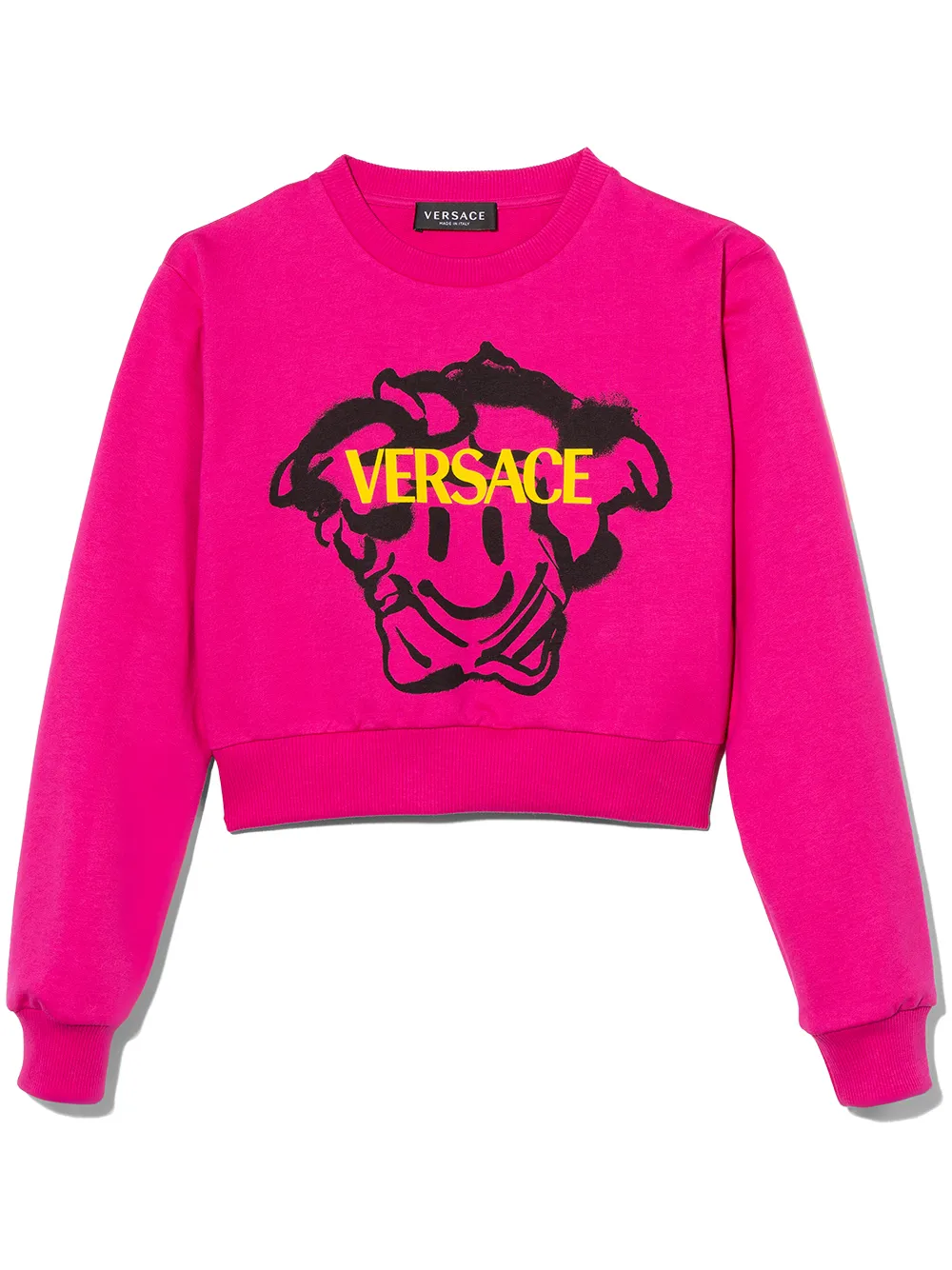 

Versace Kids sudadera Medusa Smile - Rosado
