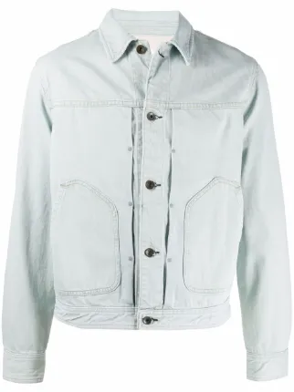 Shop Rag \u0026 Bone light-wash denim jacket 