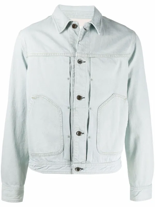 rag and bone white denim jacket