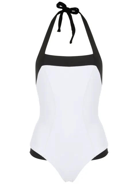 Amir Slama two-tone swimsuit