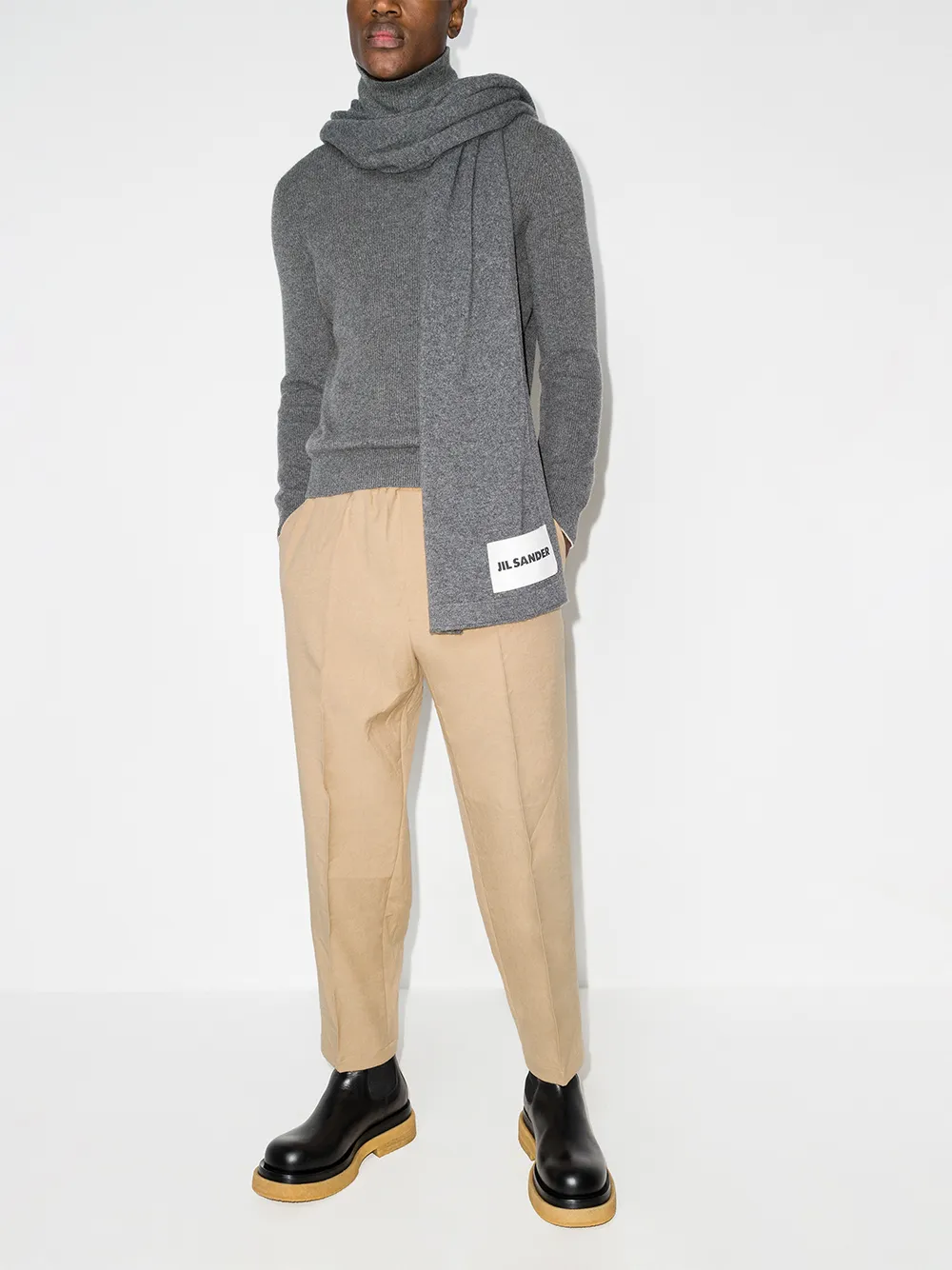 фото Jil sander брюки строгого кроя