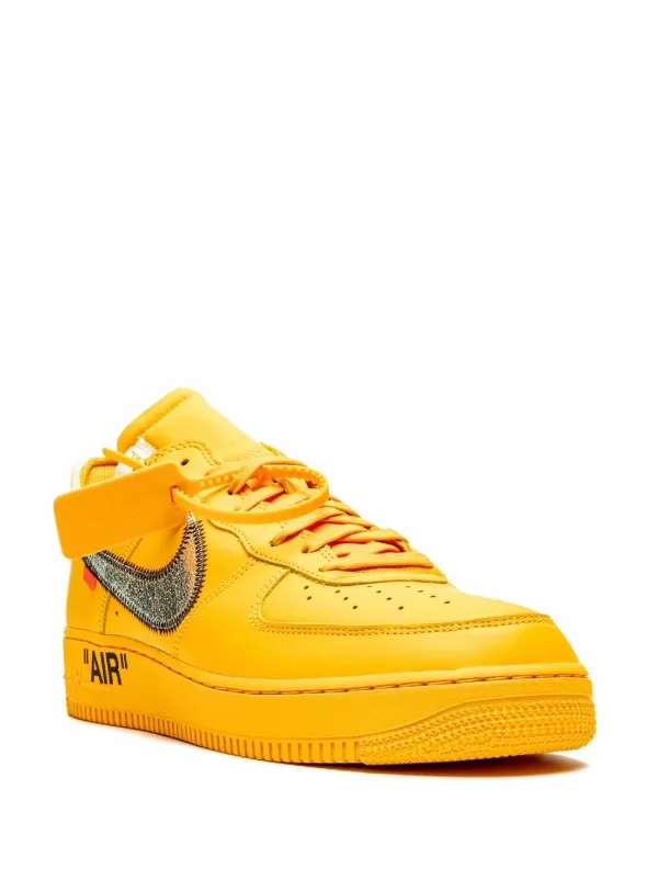 Nike Air Force 1 Low X Off-White university gold Lemonade