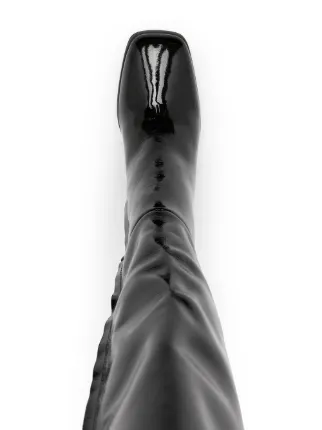 Zandar III patent leather boots展示图