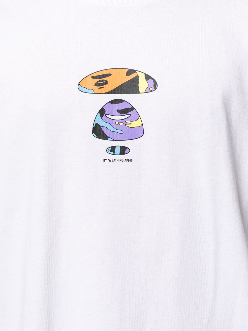 фото Aape by *a bathing ape® logo-print cotton t-shirt