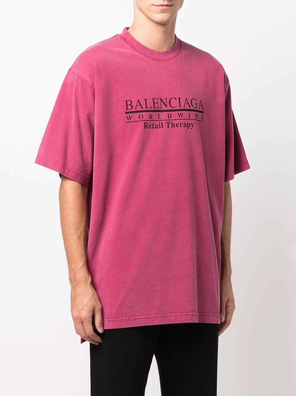 Balenciaga Retail Therapy Cotton T-shirt - Farfetch