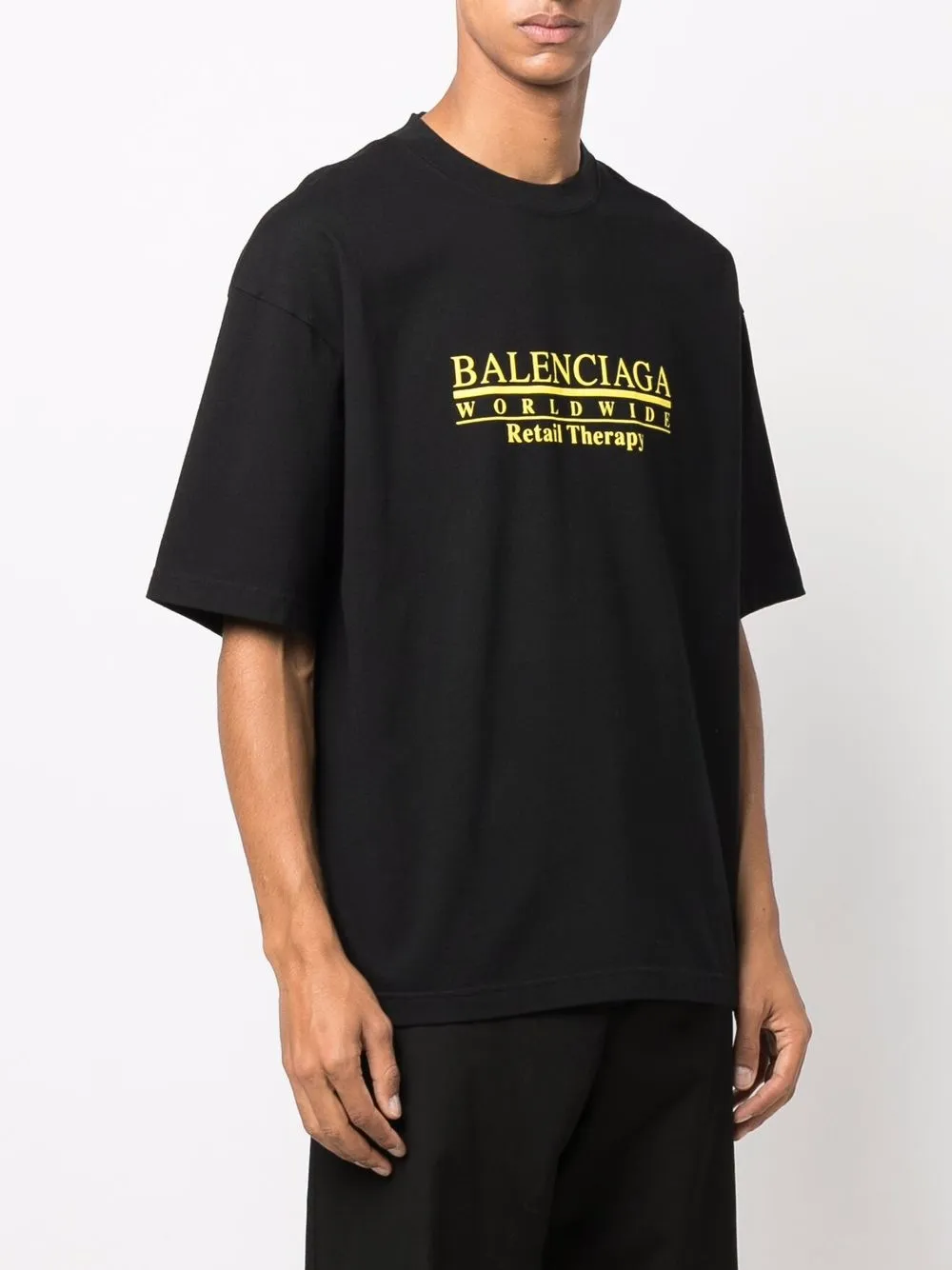 Balenciaga Retail Therapy logo-print T-shirt - Farfetch