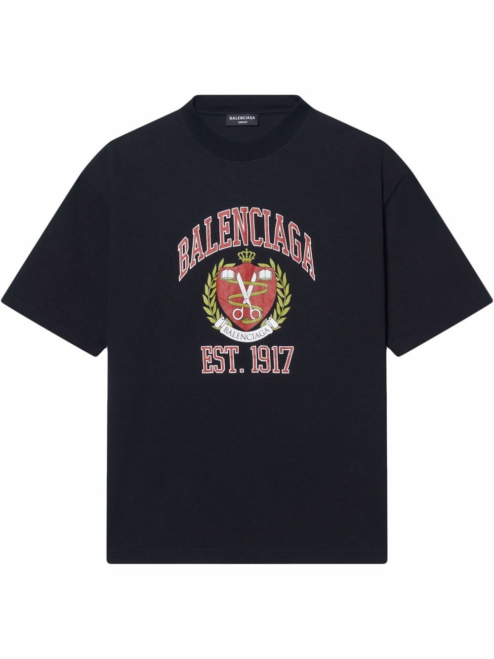 logo crest print T-shirt