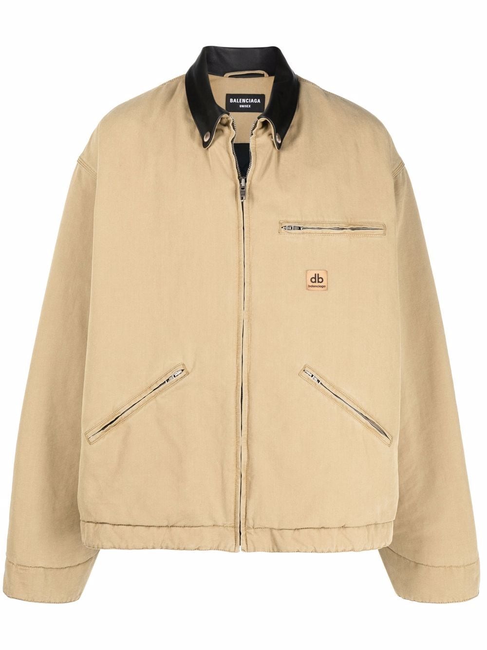 Balenciaga Oversized zip-up Jacket - Farfetch