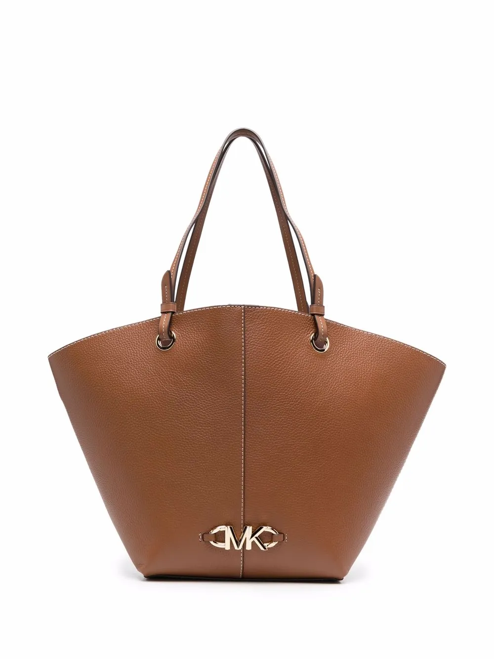 

Michael Michael Kors tote con placa del logo - Marrón