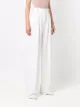 Styland high-waisted silk trousers