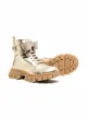 Image 2 of Monnalisa metallic lace-up chunky boots