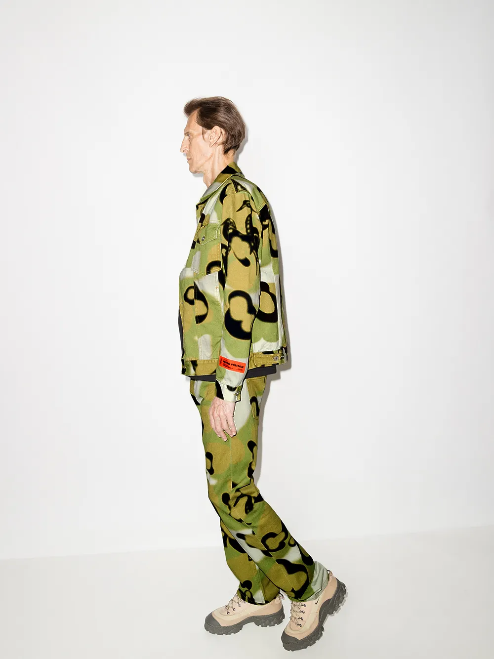 Heron Preston camouflage-print denim jacket | Smart Closet