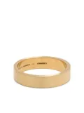 Le Gramme 18kt yellow gold ribbon brushed ring