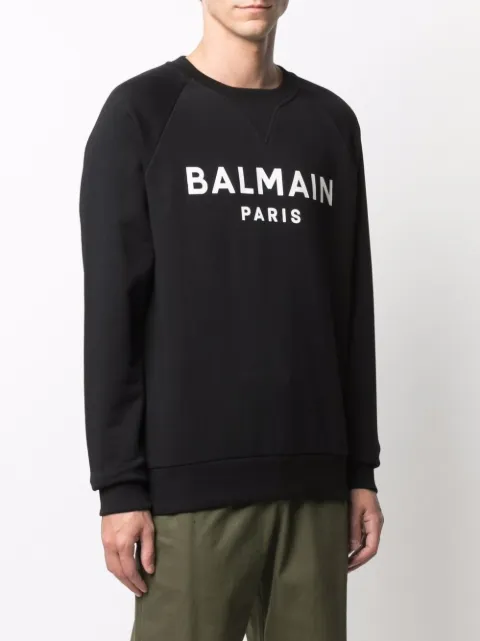 Balmain Felpa Con Stampa - Farfetch