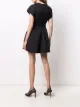 Valentino belted VLogo A-line dress