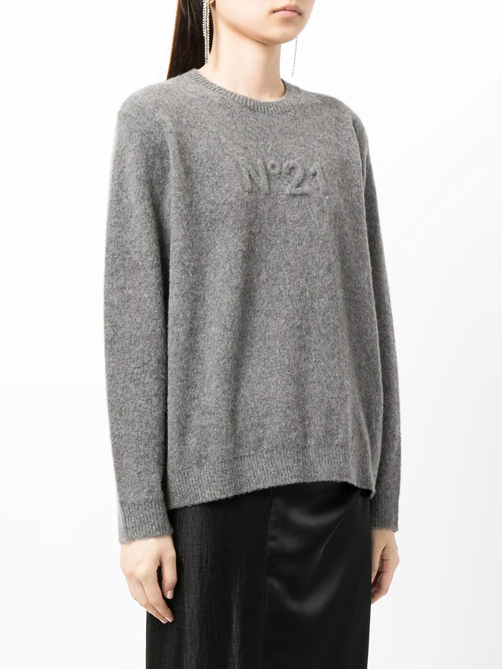 Nº21 Embossed Logo Jumper - Farfetch