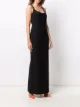 Versace Medusa-strap long-length dress