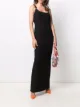 Image 2 of Versace Medusa-strap long-length dress