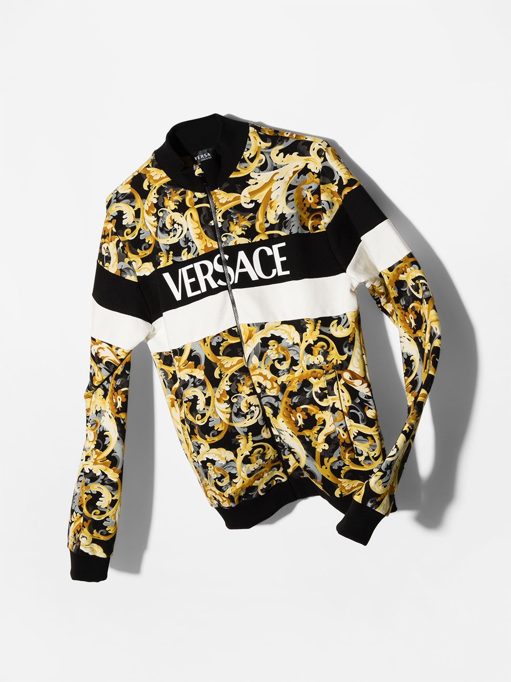 фото Versace kids куртка с принтом baroque