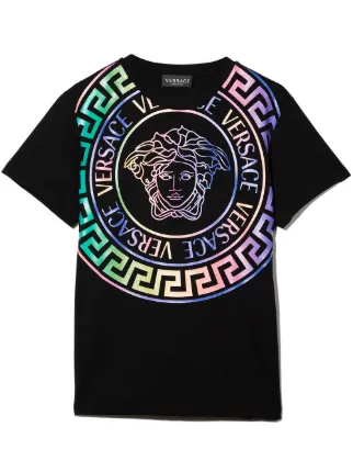 versace rainbow shirt