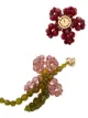 Simone Rocha flower beaded single earring