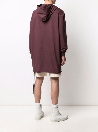 long drawstring hoodie展示图