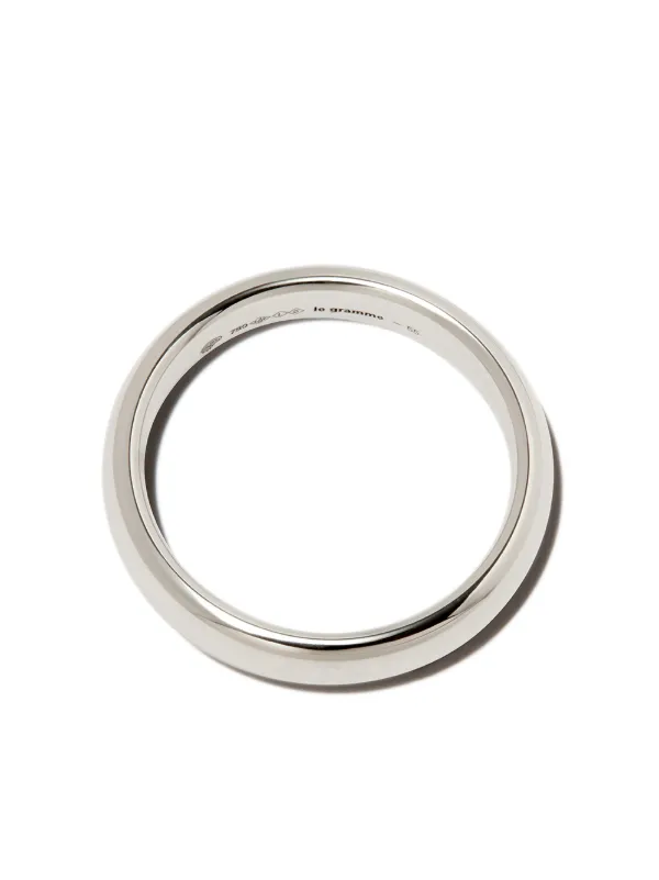 le gramme リング Le Gramme 18kt White Gold 6g Beveled Ring | Silver | FARFETCH