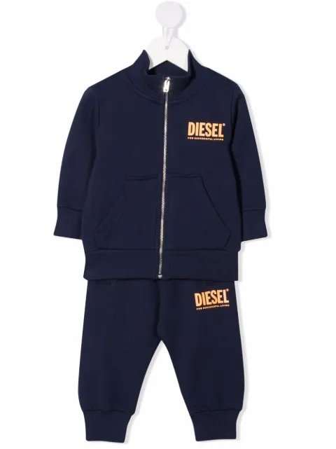 Diesel Kids logo-print tracksuit set