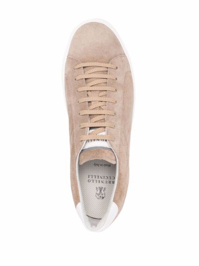 brunello cucinelli suede sneakers