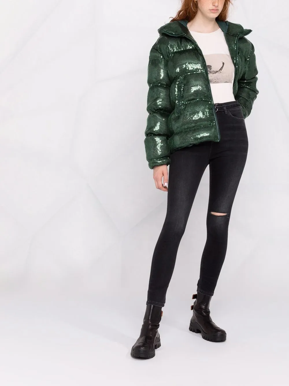 фото Pinko джинсы скинни с завышенной талией