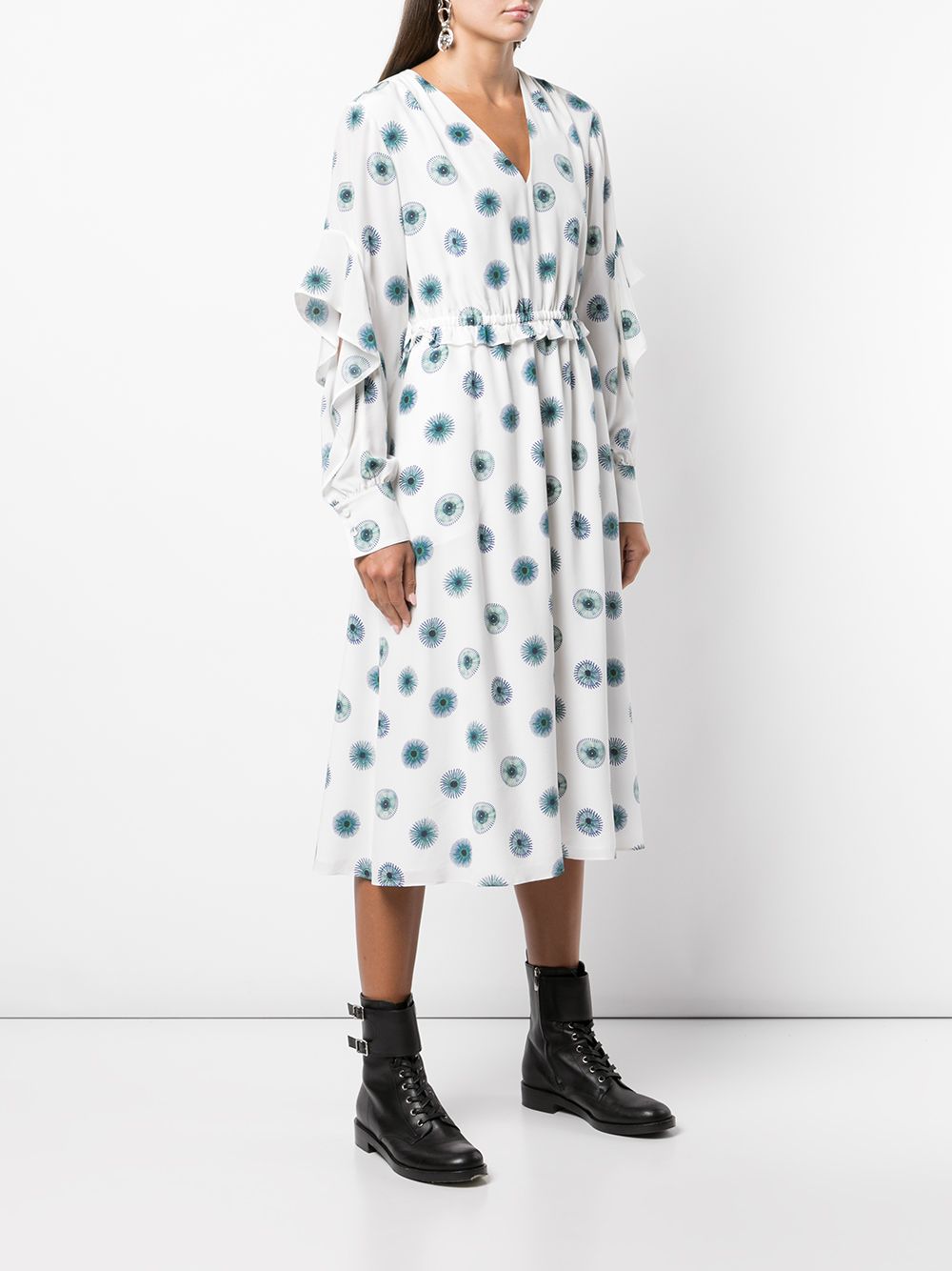 Jason Wu floral-print Silk Midi Dress - Farfetch