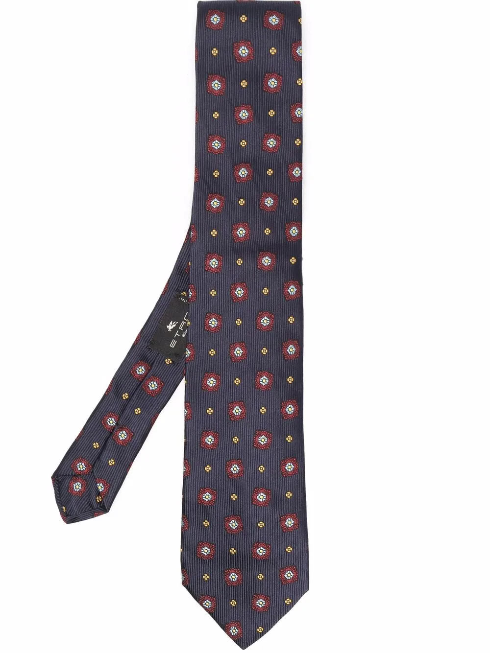 

ETRO corbata de seda con estampado floral - Azul