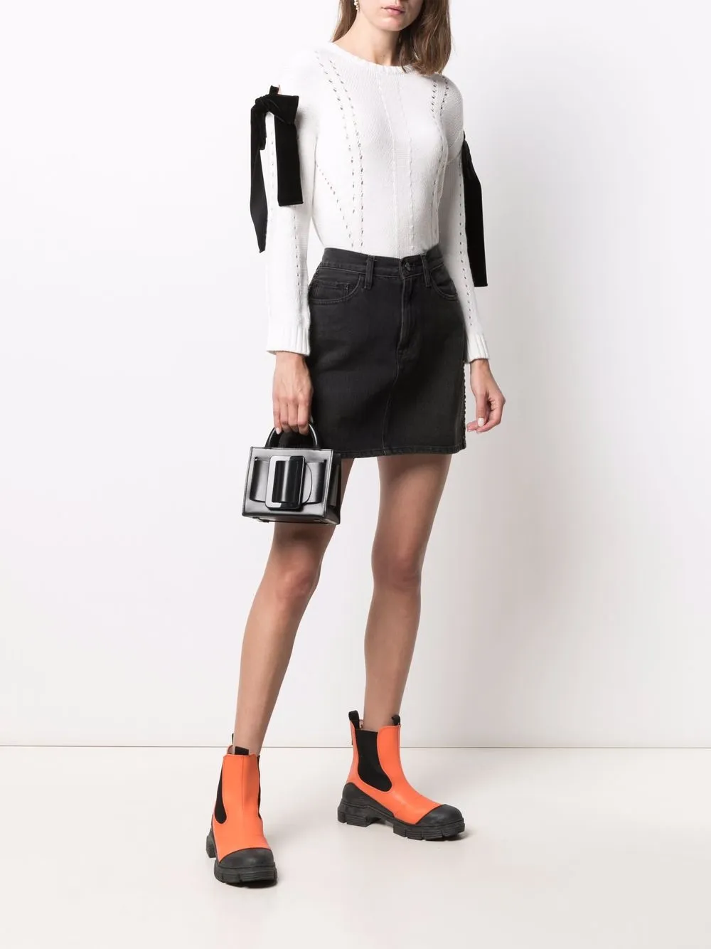 RED Valentino Gebreide trui - Wit