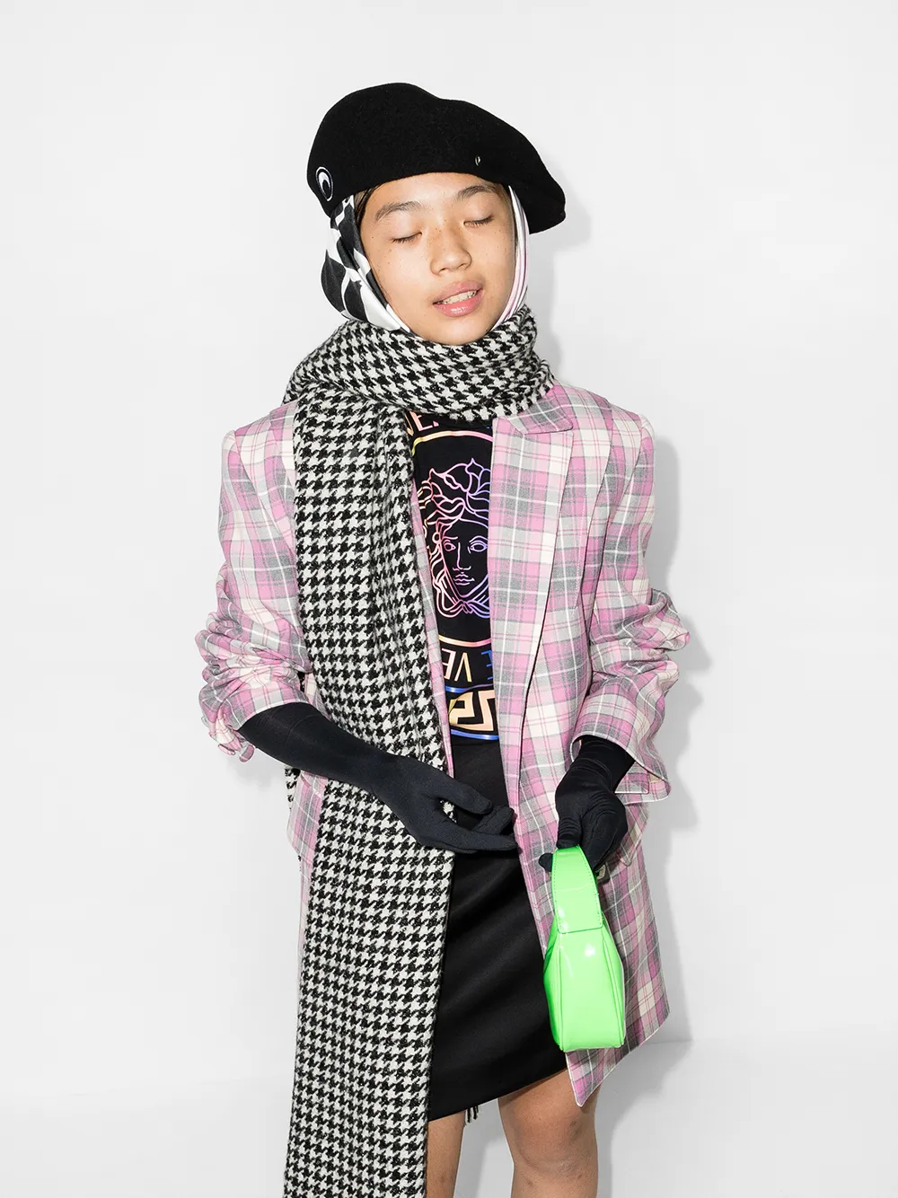 фото Versace kids футболка с принтом medusa