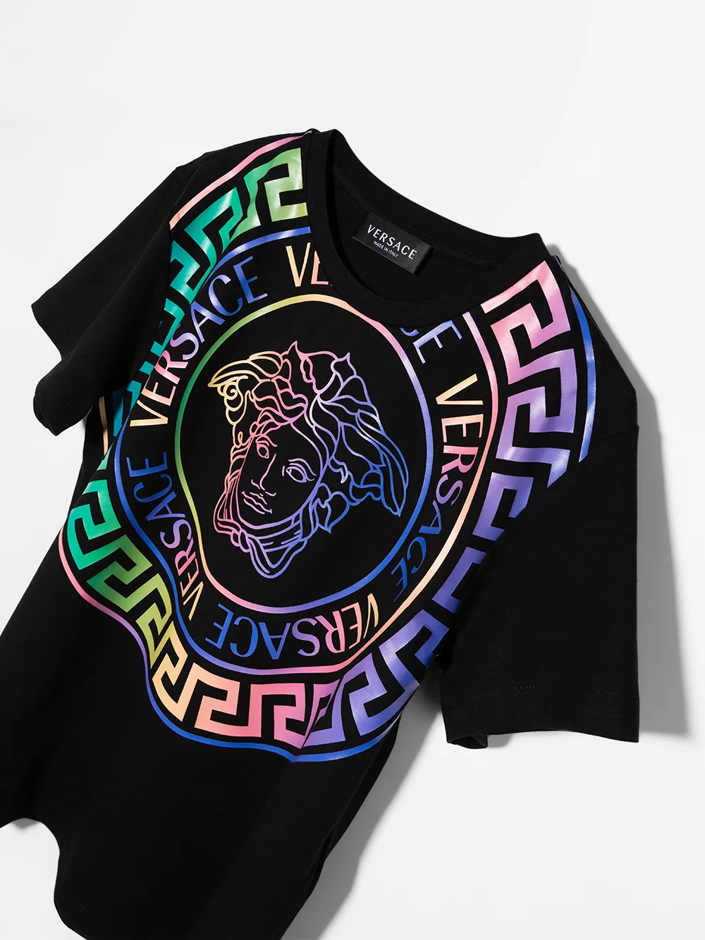 фото Versace kids футболка с принтом medusa