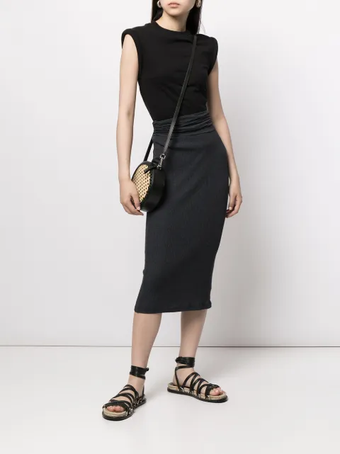 james perse midi skirt
