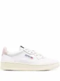 Autry side logo-patch sneakers - White