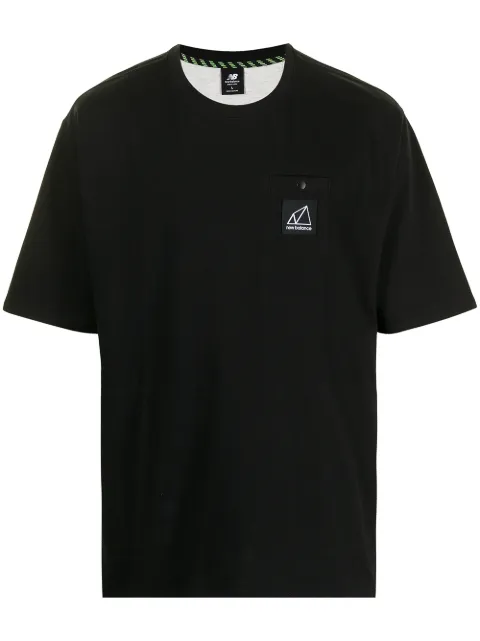New Balance 체스트 로고 패치 티셔츠 - Farfetch