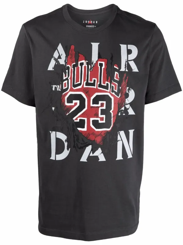 Jordan graphic-print short-sleeve T-shirt | Grey | FARFETCH ZA