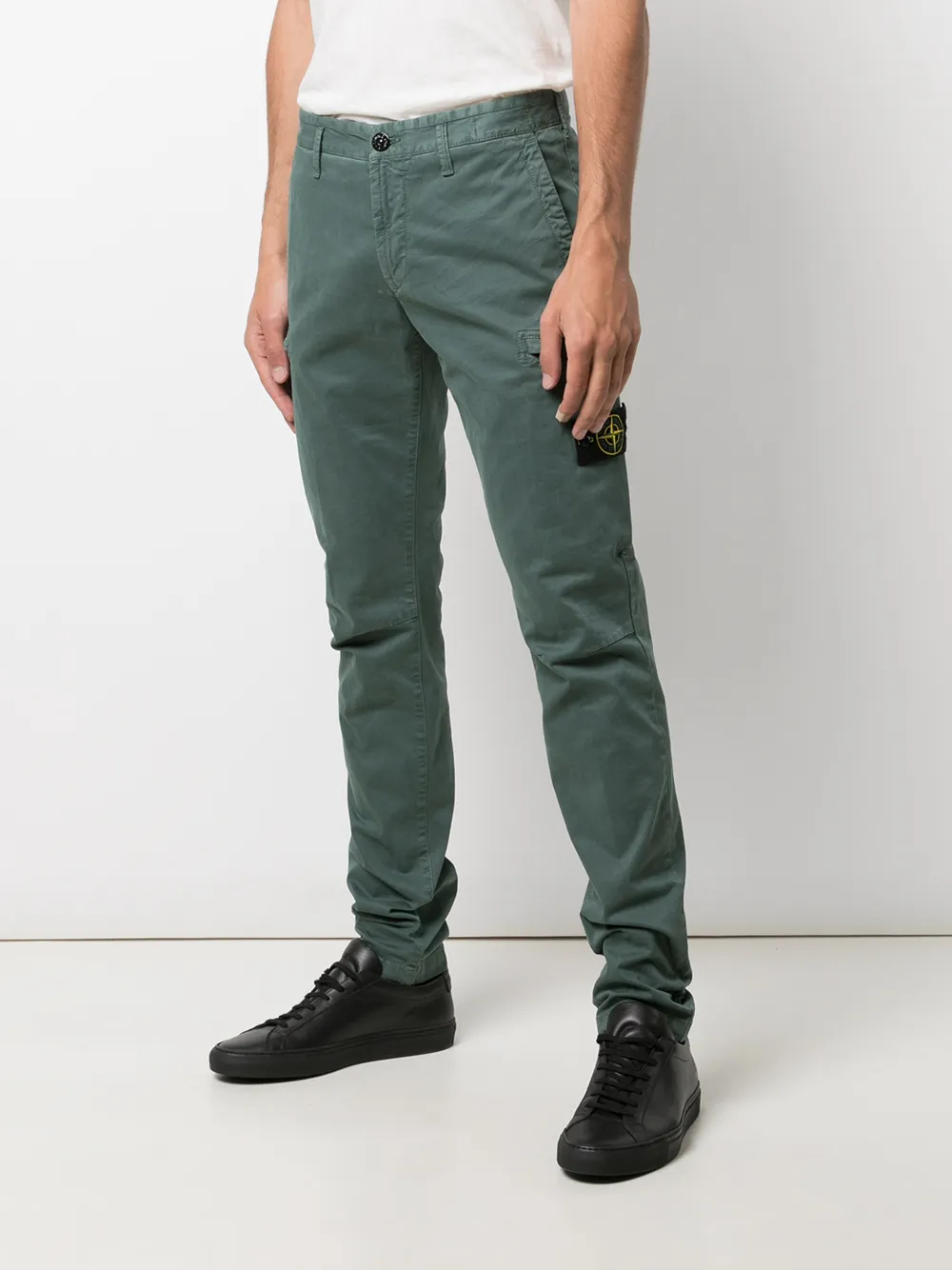 Stone Island Cargo broek Groen