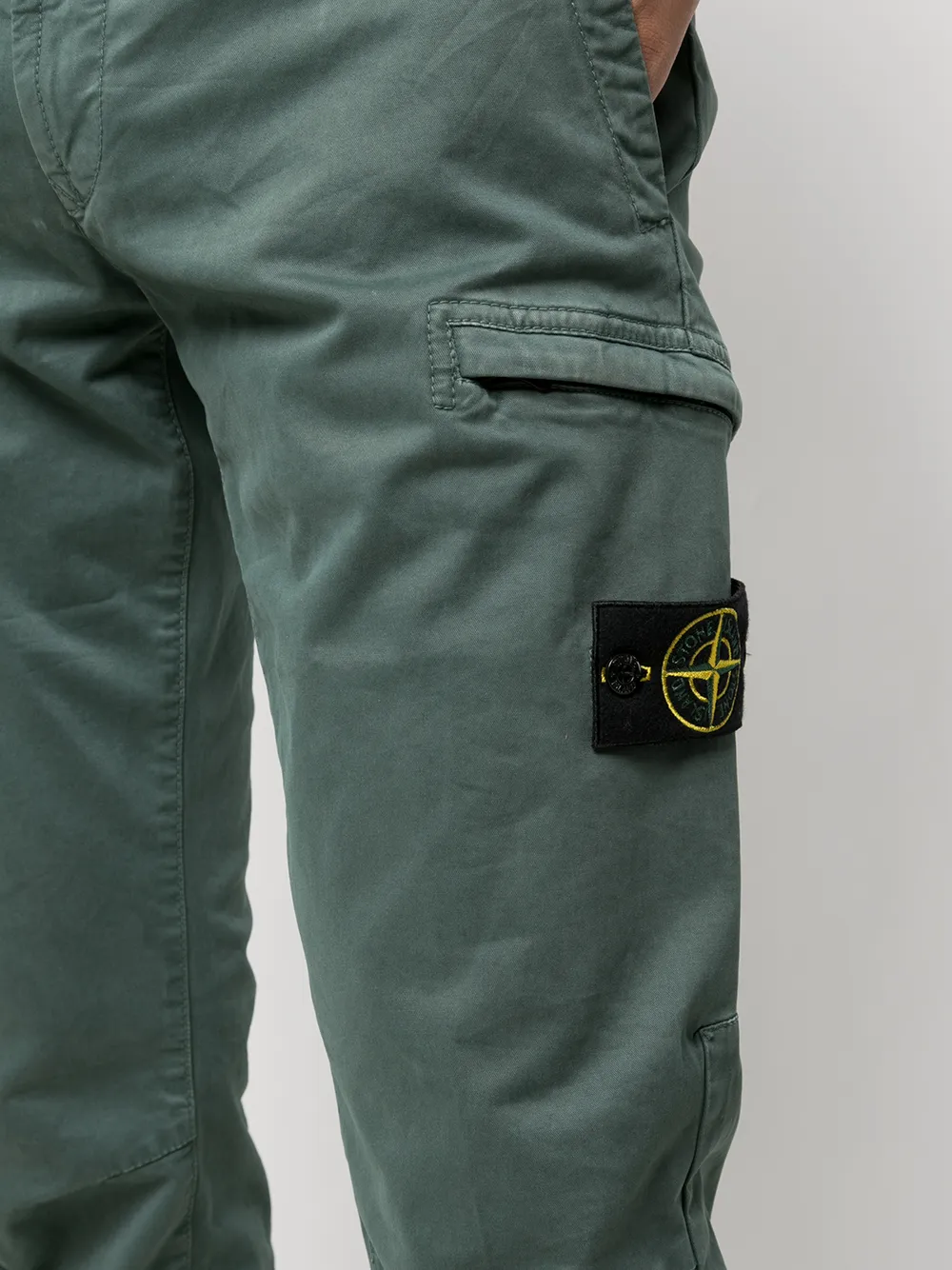 Stone Island Cargo broek Groen