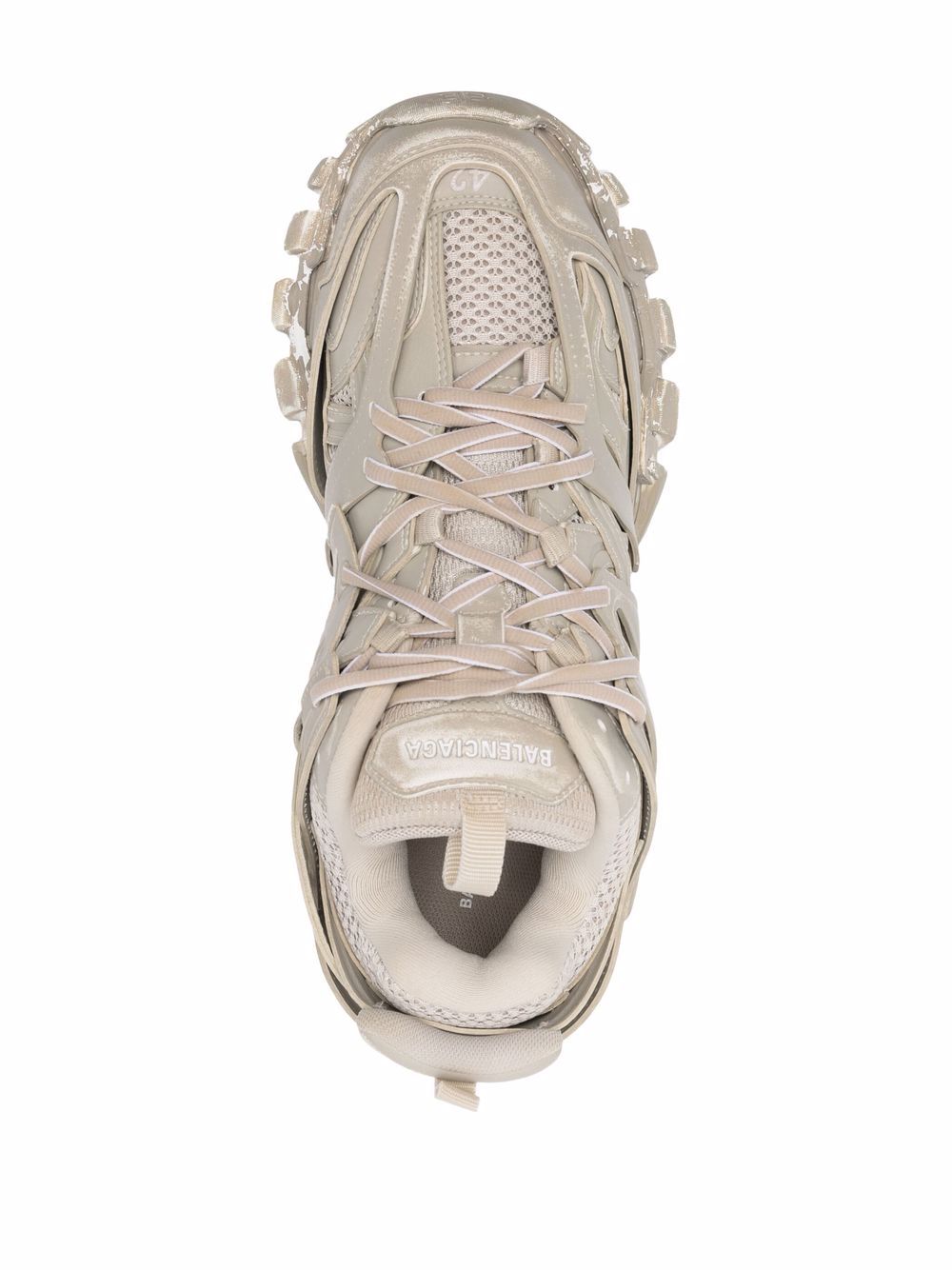 Shop Balenciaga Track Low-top Sneakers In Neutrals