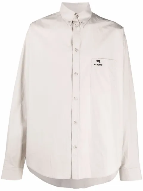 button down shirt logo