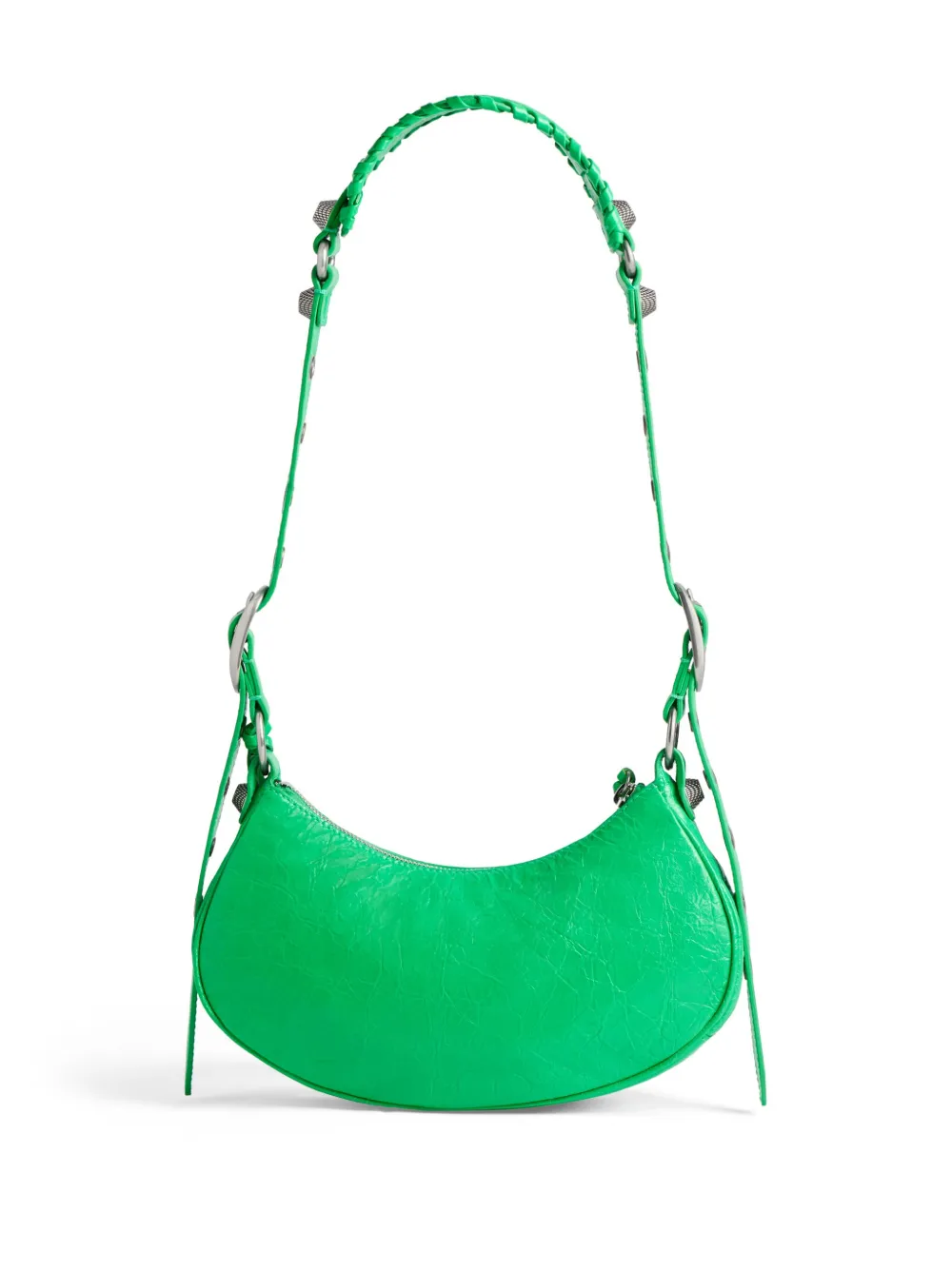 Shop Balenciaga Le Cagole Xs Shoulder Bag In Green