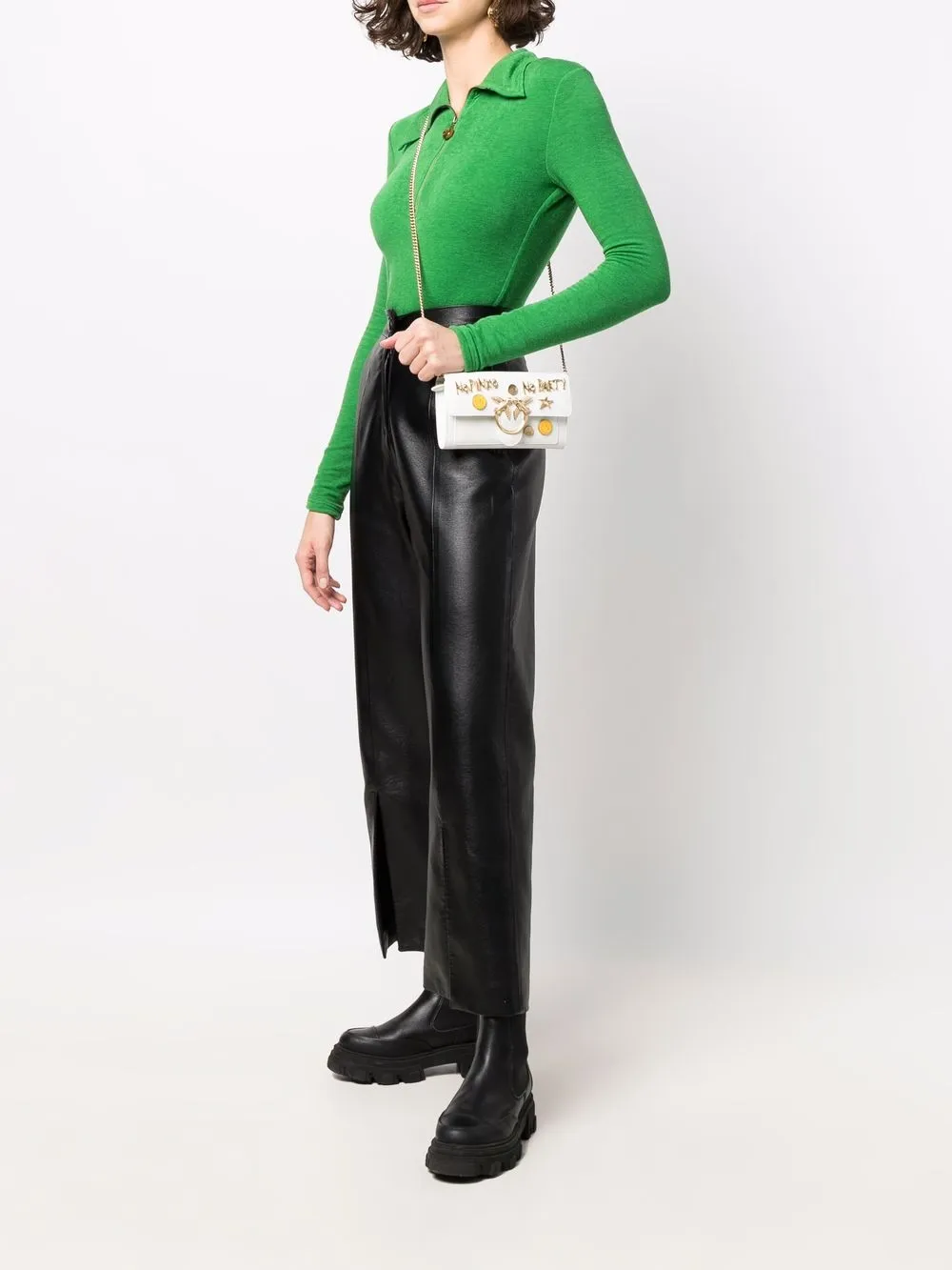 фото Pinko сумка через плечо с логотипом