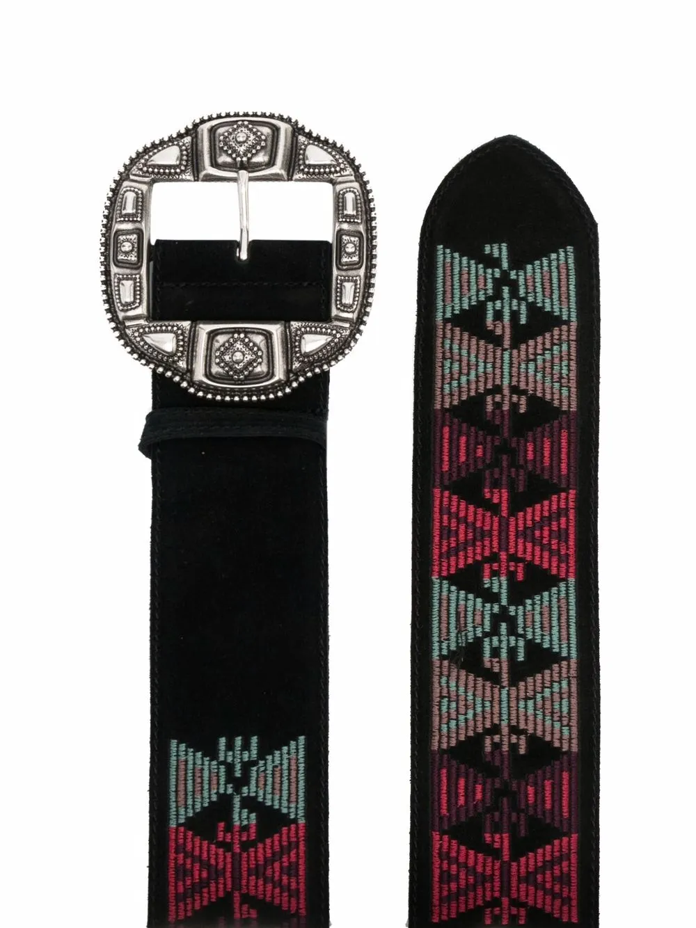 фото Etro ремень с геометричной вышивкой