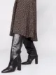 ETRO abstract-print pleated midi skirt